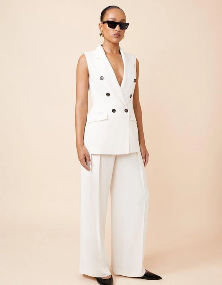 Soft Tailored Straight Leg Tailored Trousers