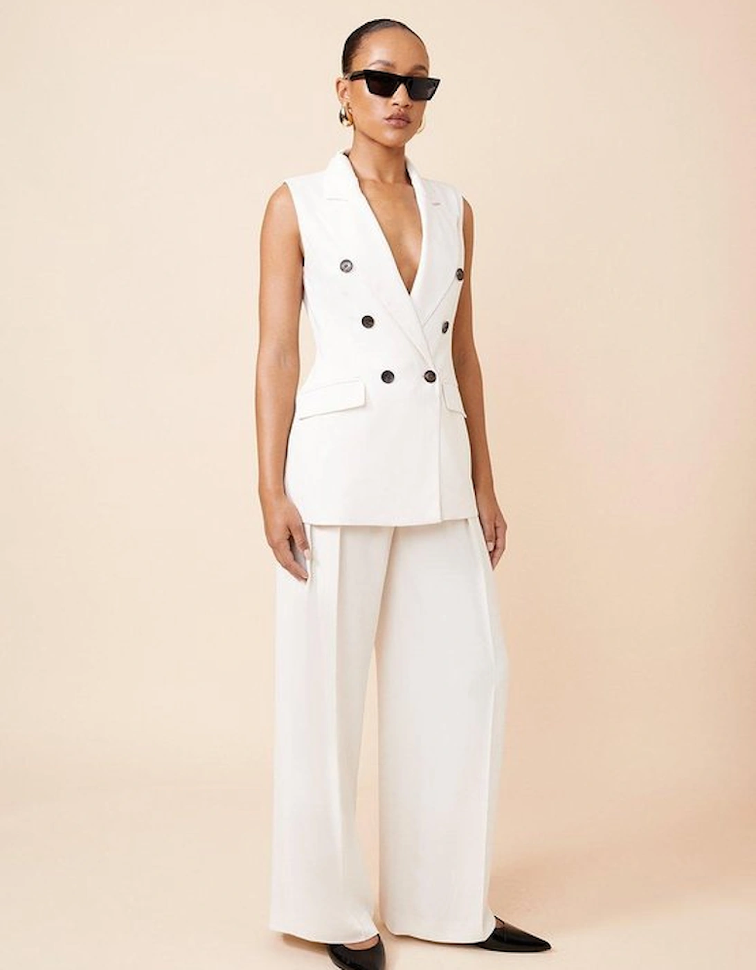 Soft Tailored Straight Leg Tailored Trousers