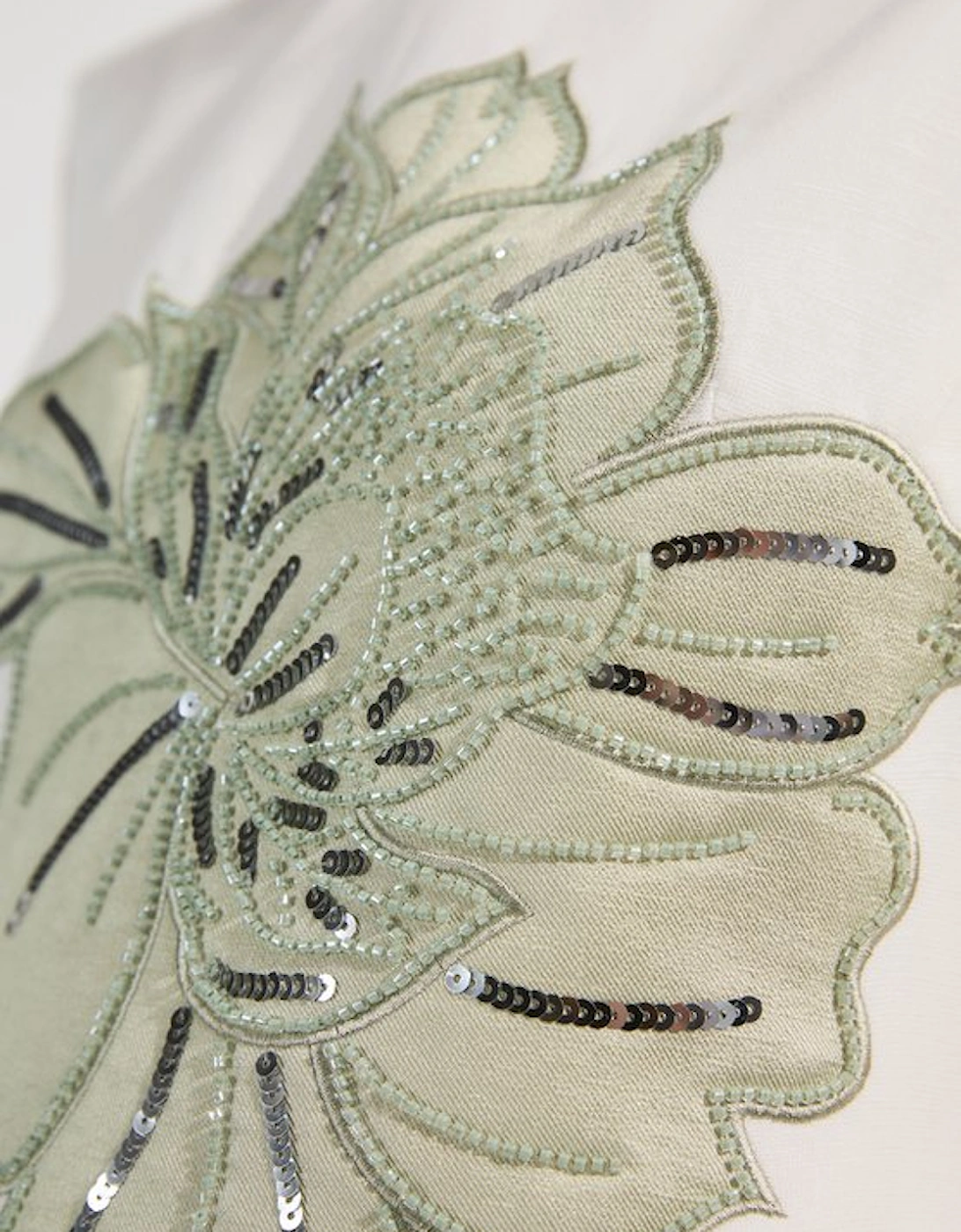 Premium Summer Embellished Applique Tailored Maxi Dress