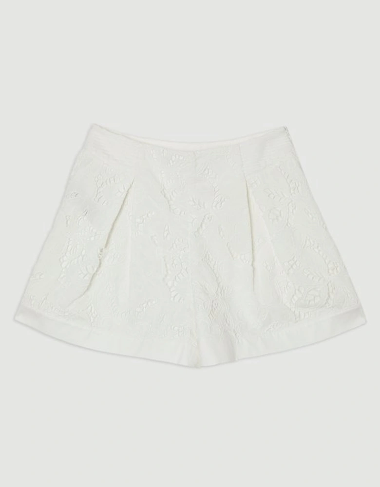 Cutwork Broderie Woven Short