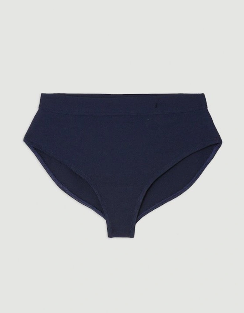 High Waisted Bandage Bikini Bottoms