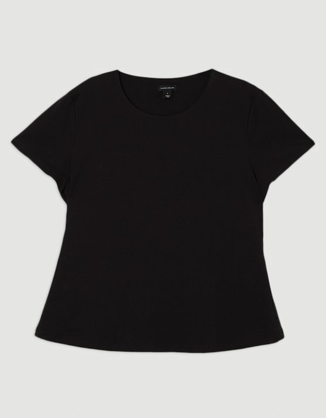Plus Size Stretch Cotton T-Shirt