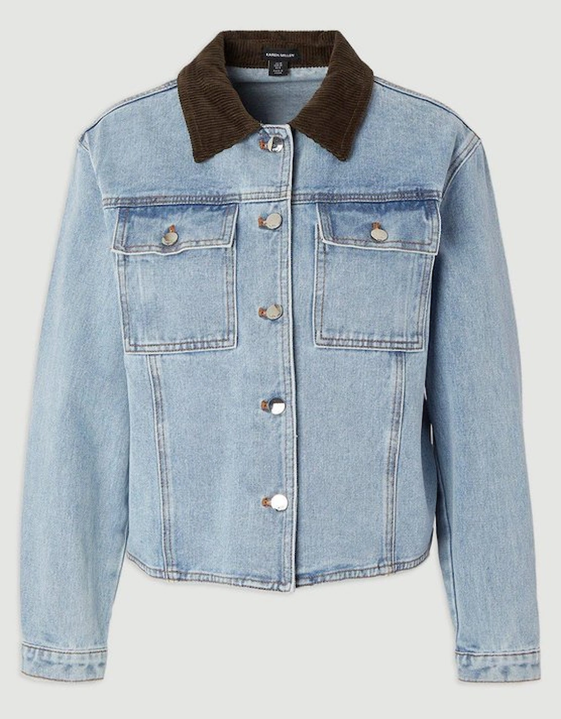 Denim and Cord Mix Jacket