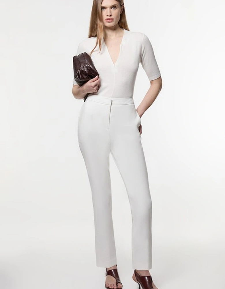 Compact Stretch Slim Leg Tailored Trouser