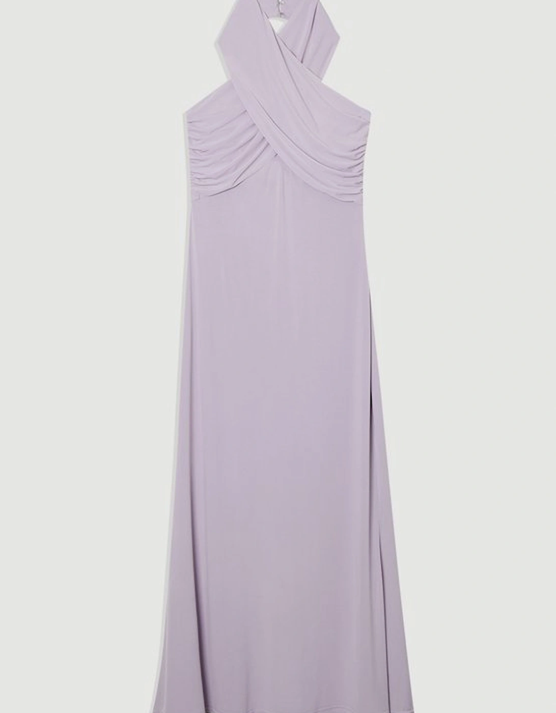 Drapey Crepe Jersey Maxi Dress