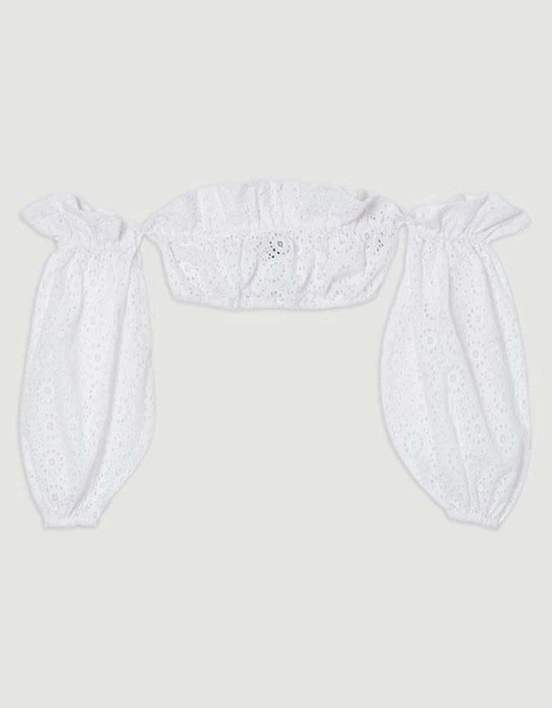 Beach Woven Bardot Beach Top