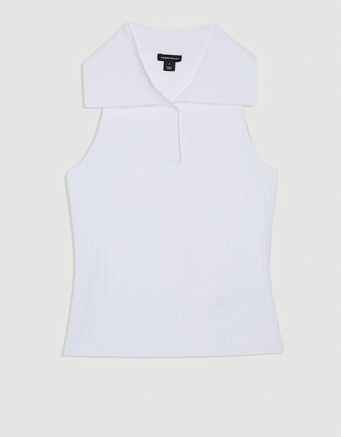 Compact Knit Sleeveless Top