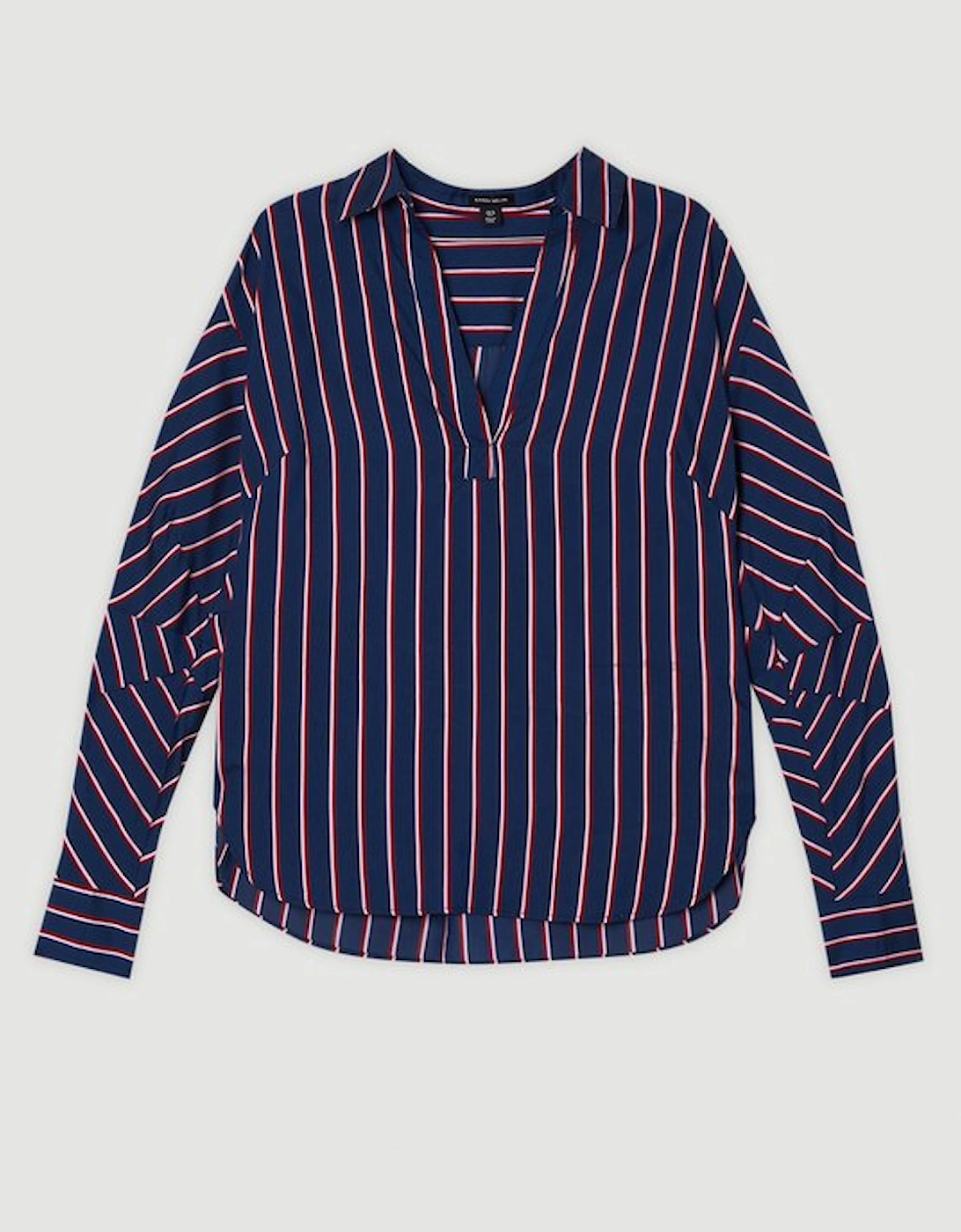 Cotton Stripe Tailored Shirt