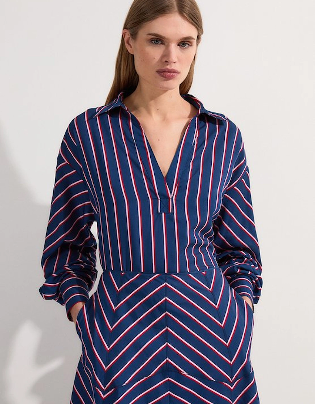 Cotton Stripe Tailored Shirt, 5 of 4