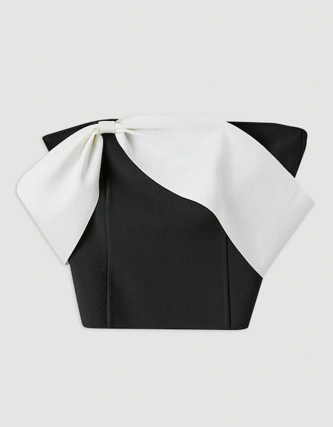 Plus Size Figure Form Bandage Knit Asymmetric Top