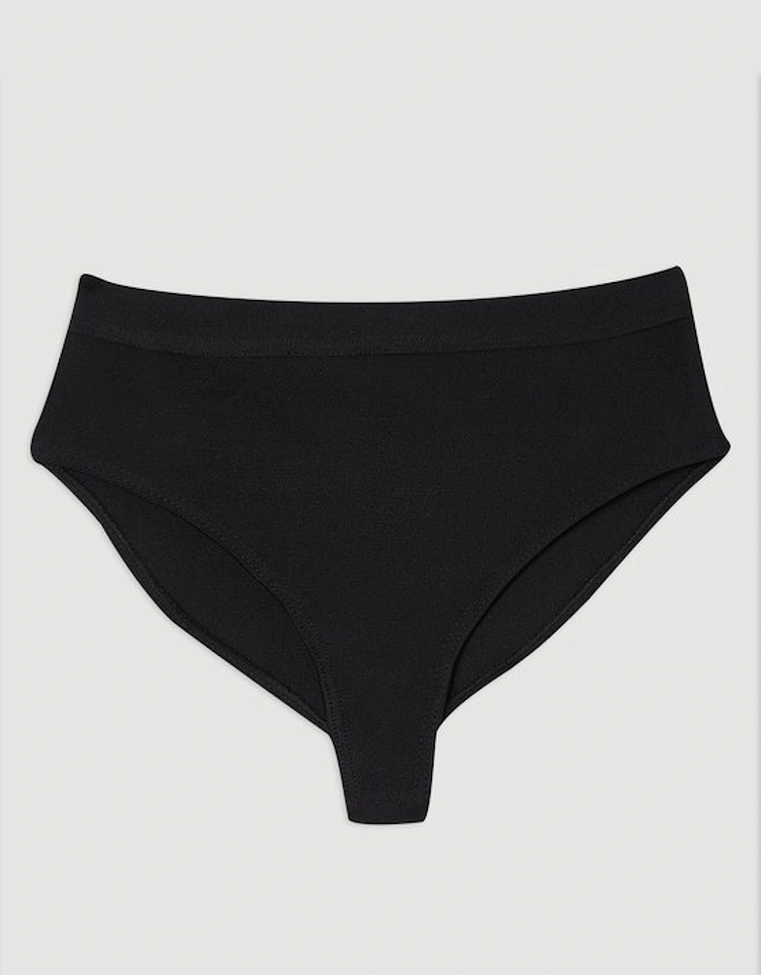 High Waisted Bandage Bikini Bottoms