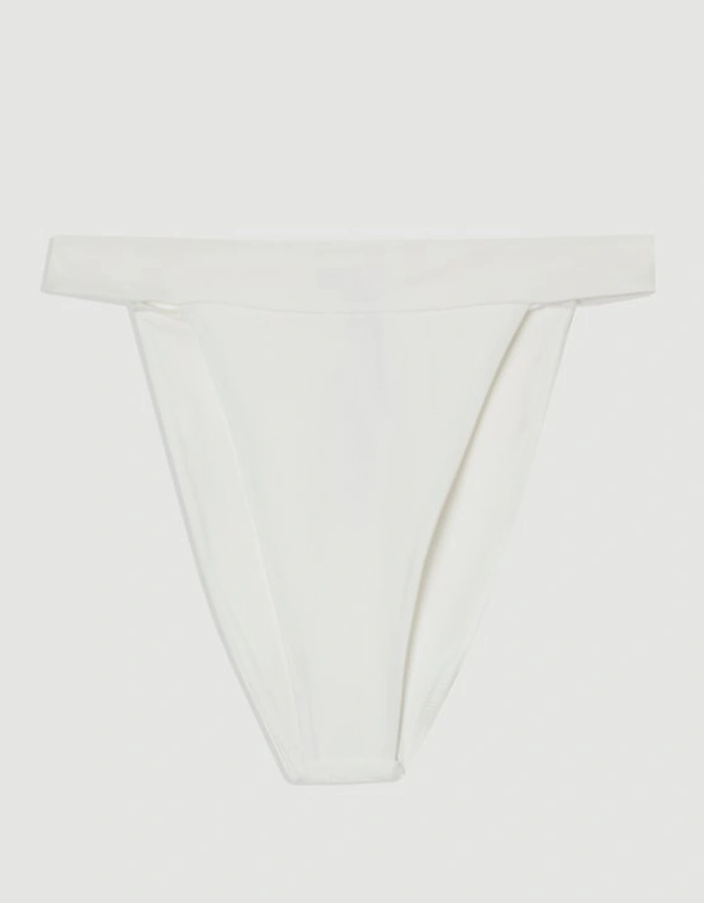Panelled Mesh Cup Bikini Bottom
