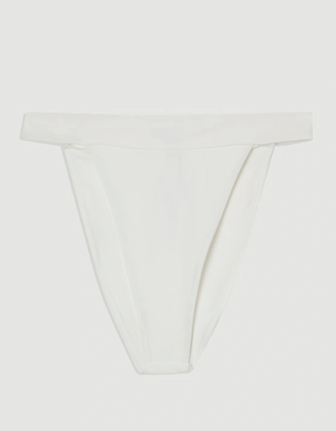 Panelled Mesh Cup Bikini Bottom
