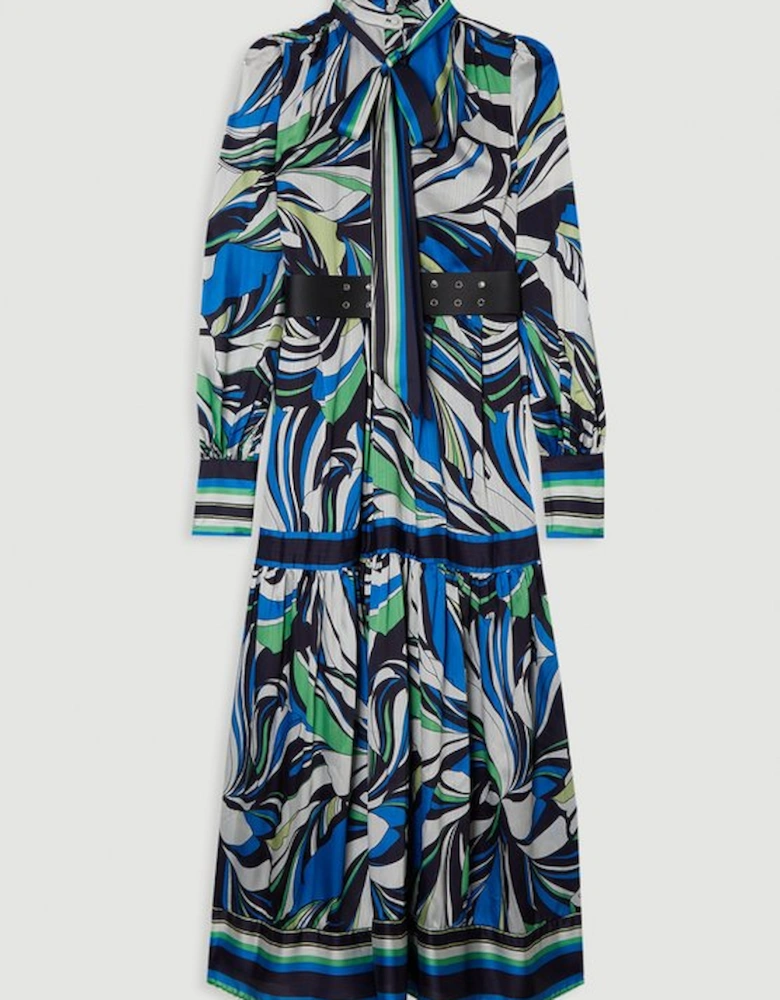 Floral Printed Woven Maxi Dress