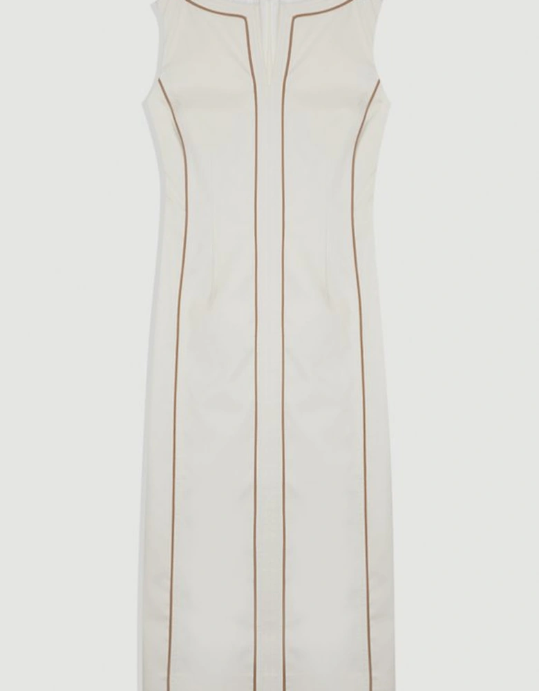 Archive Collection - Tailored Denim Pocketed Maxi Dress
