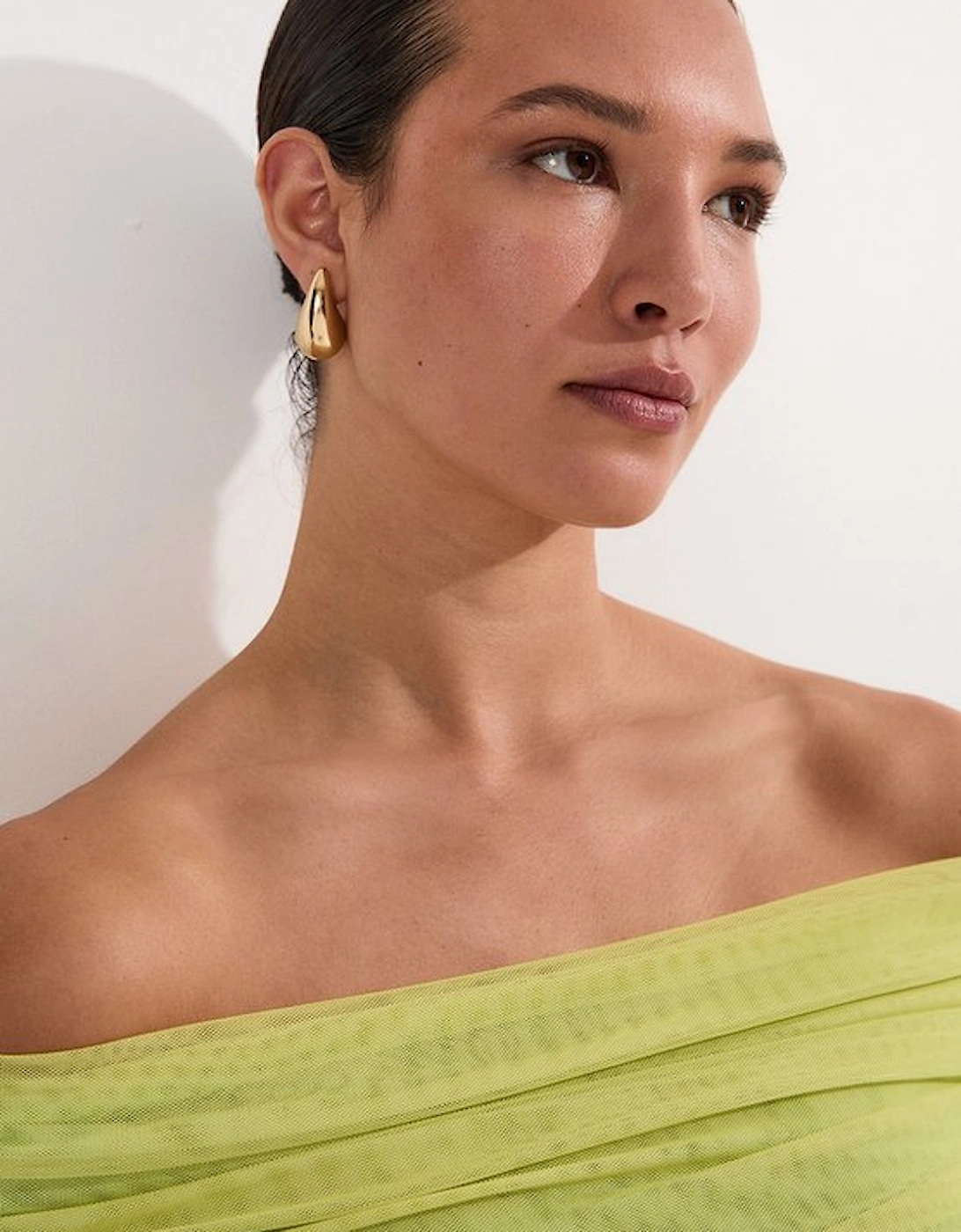 Ombre Jersey Mesh Bardot Bodysuit