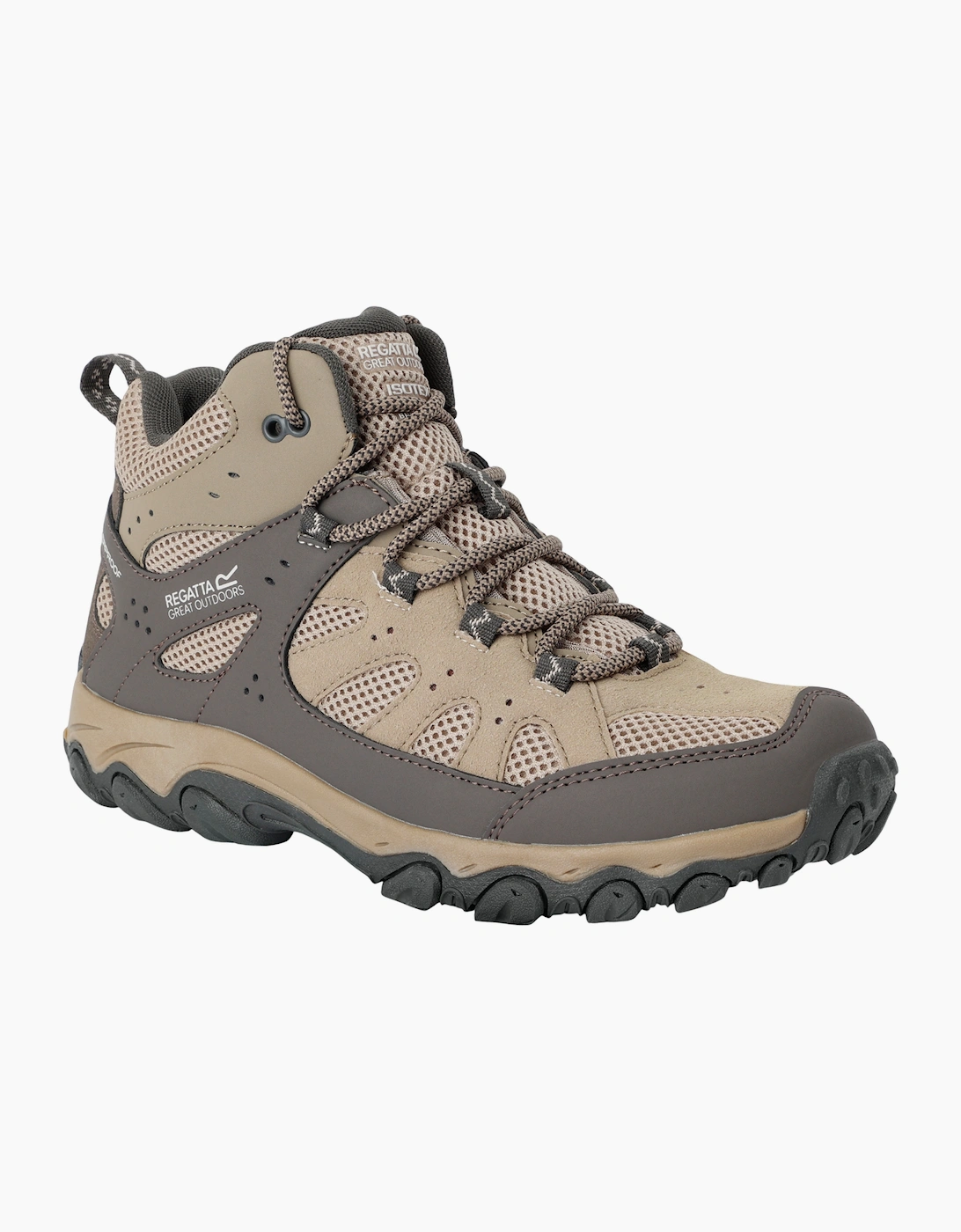 Regatta Edgepoint IV Mid Cut Walking Boots for Women, Green Haze, Size 5 UK, Water Resistant Polyester and Polyurethane Hiking Footwear - Image 3