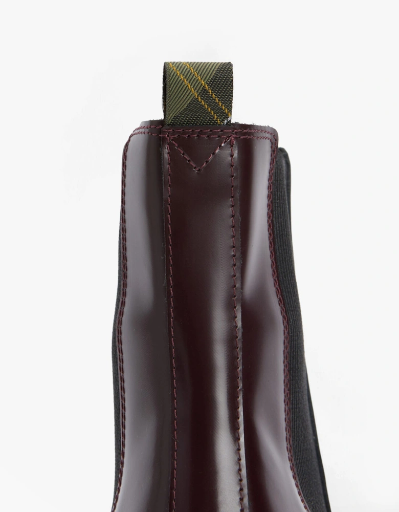 MARLA Womens Chelsea Boots Cherry Glace