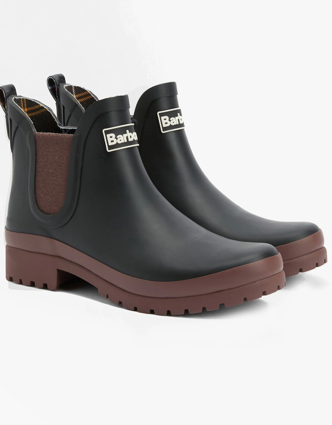 MALLOW Womens Chelsea Wellies Black/Vicuna