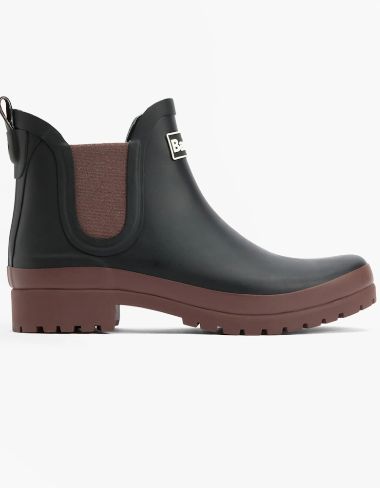 MALLOW Womens Chelsea Wellies Black/Vicuna