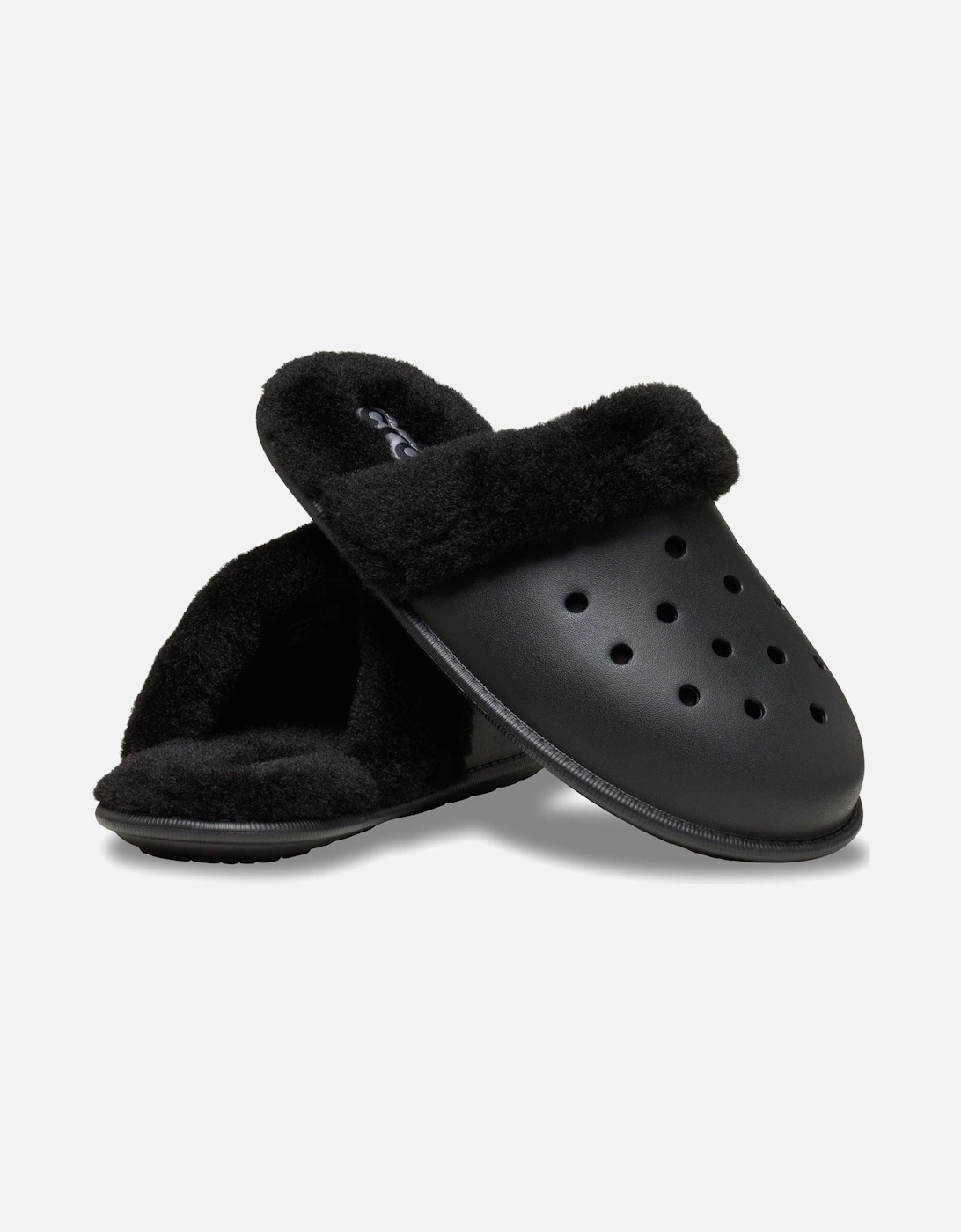 Classic Fuzz Scuff Thermoplastic Men's Black Slippers
