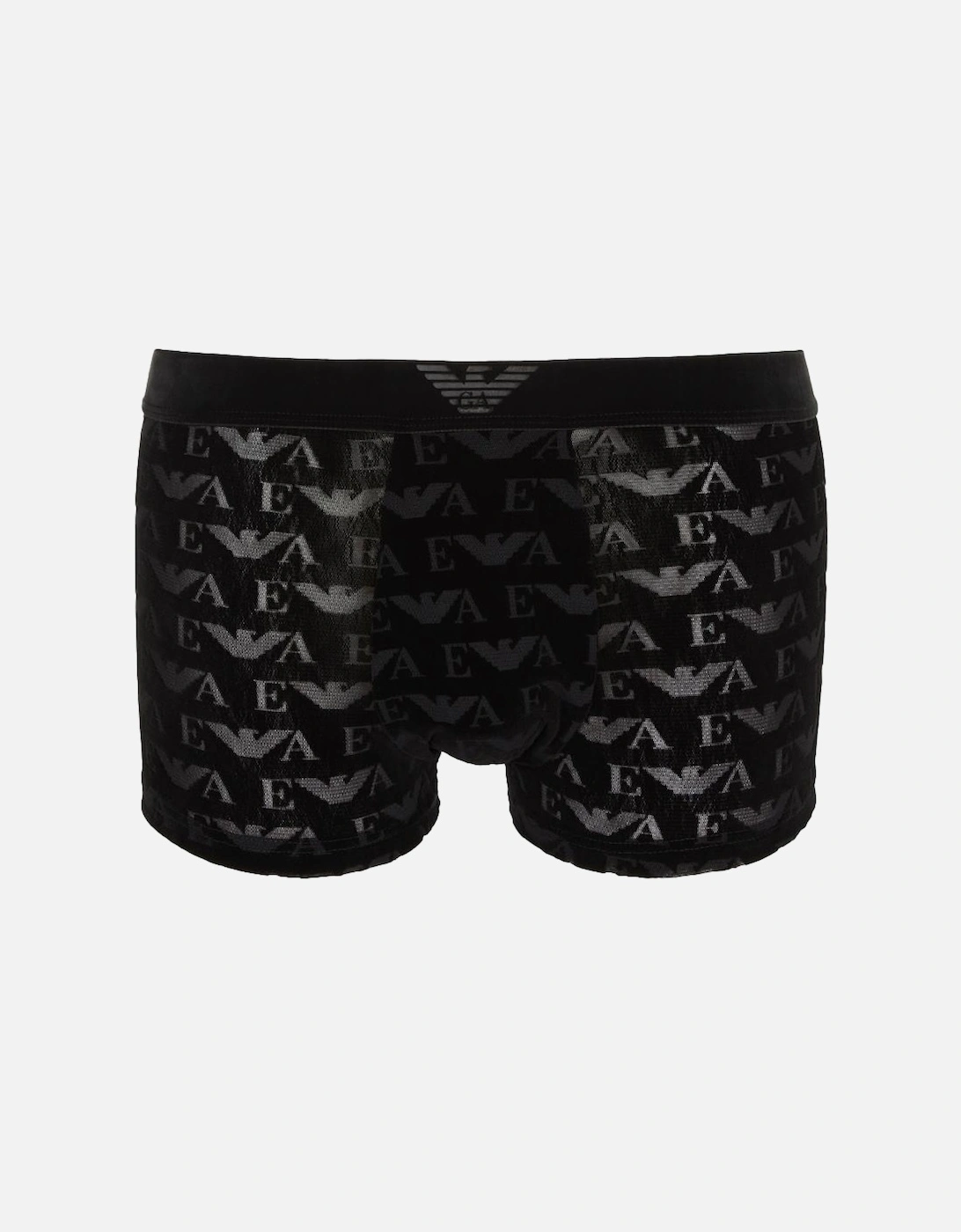 Devoré Velvet Boxer Trunk Gift Tin, Velvet Black