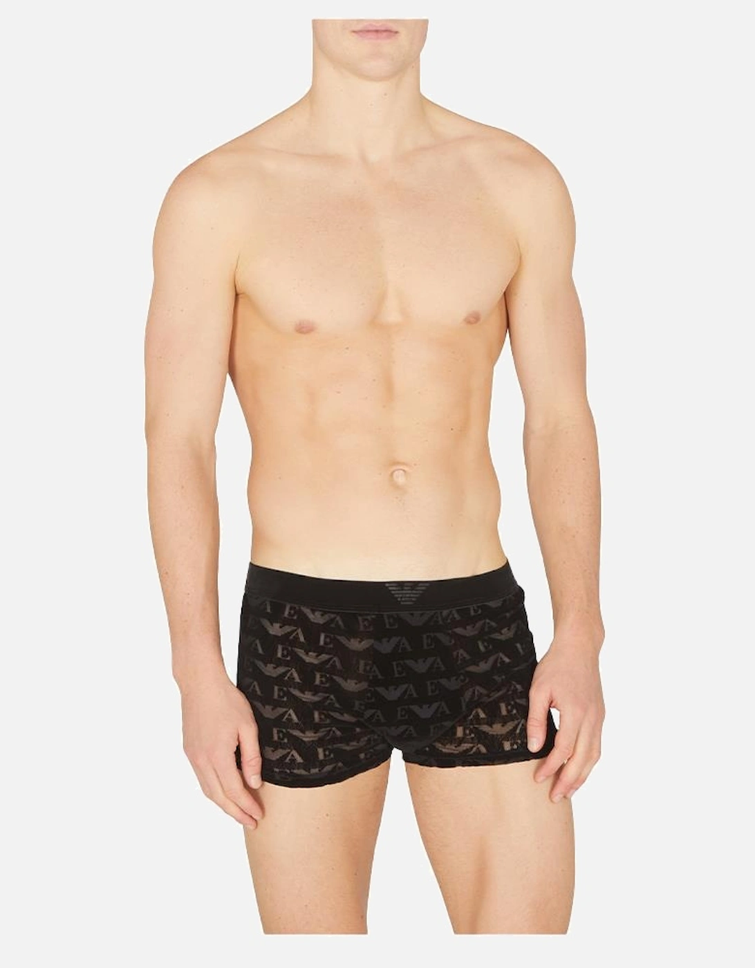Devoré Velvet Boxer Trunk Gift Tin, Velvet Black
