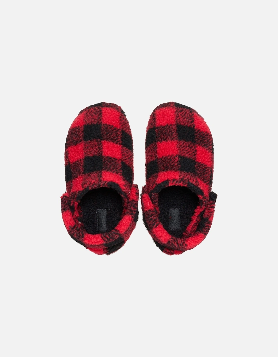 Classic Cozzzy Polyester Men's Varsity Red/Black Slippers