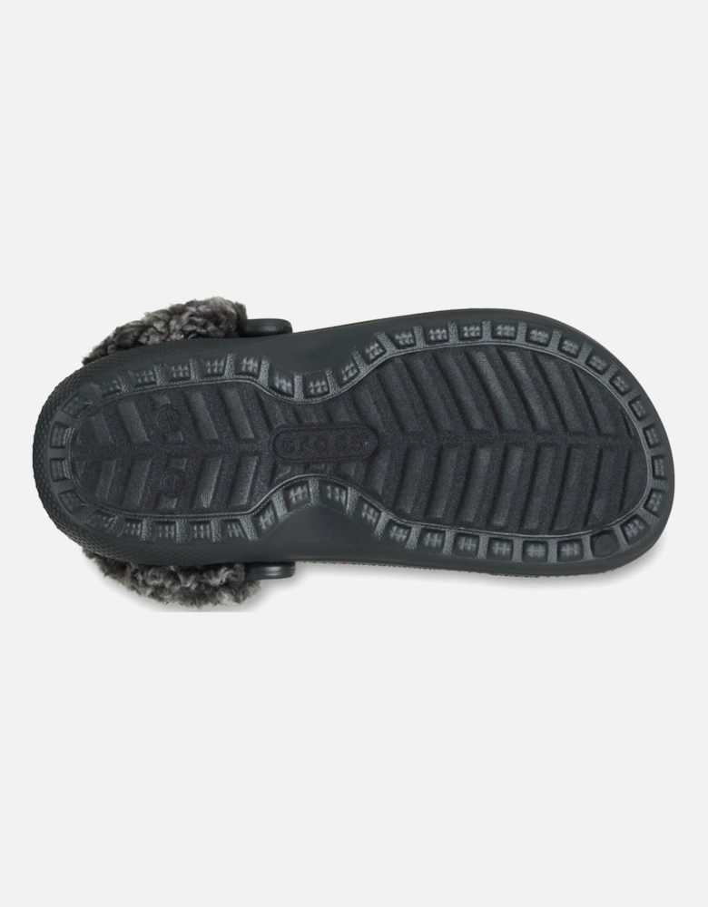 Classic Fleece Lined Thermoplastic Men's Black Clogs