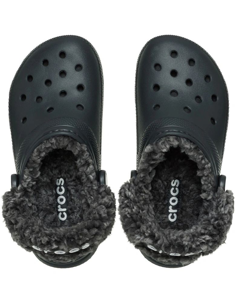 Classic Fleece Lined Thermoplastic Men's Black Clogs
