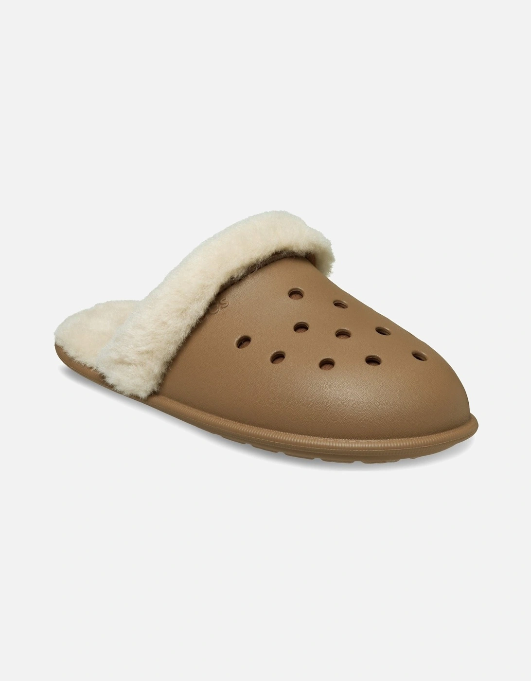 Classic Fuzz Scuff Thermoplastic Men's Sepia Slippers, 8 of 7