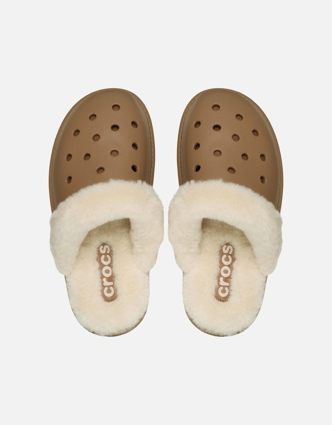 Classic Fuzz Scuff Thermoplastic Men's Sepia Slippers