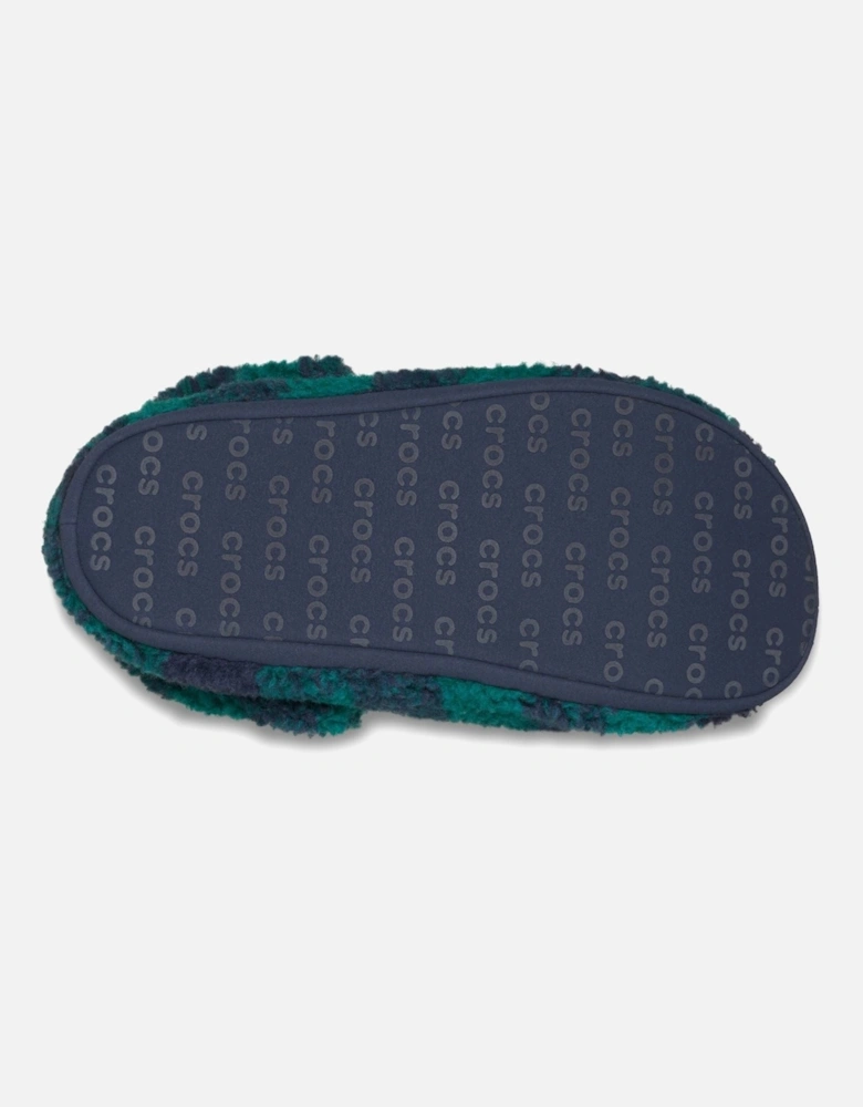 Classic Cozzzy Polyester Men's Hosta/Navy Slippers