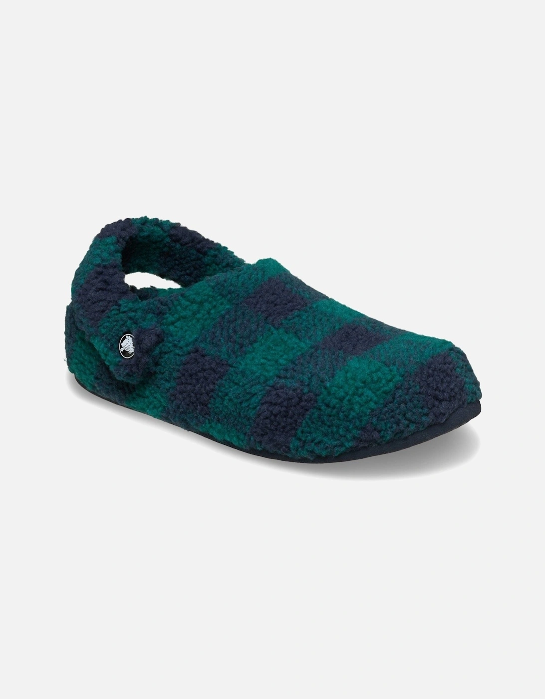 Classic Cozzzy Polyester Men's Hosta/Navy Slippers, 10 of 9
