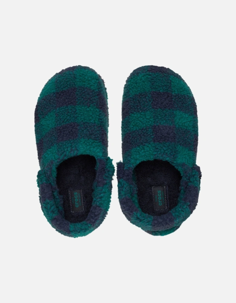 Classic Cozzzy Polyester Men's Hosta/Navy Slippers
