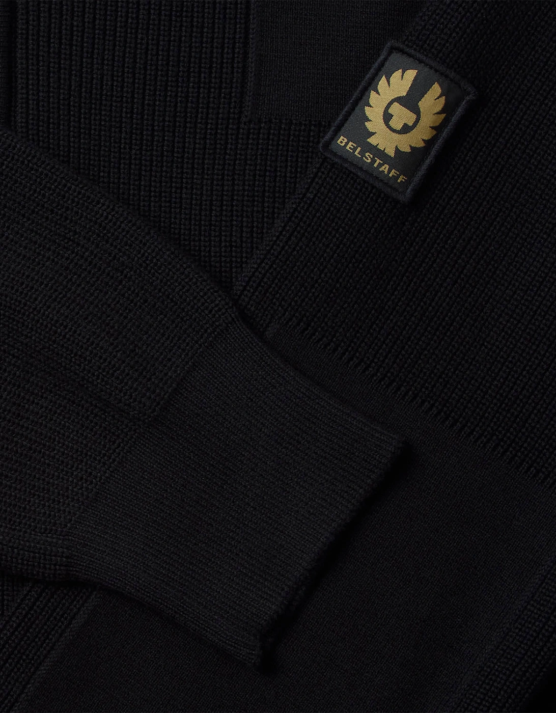 Commander Mens Quarter Zip Jumper - Black