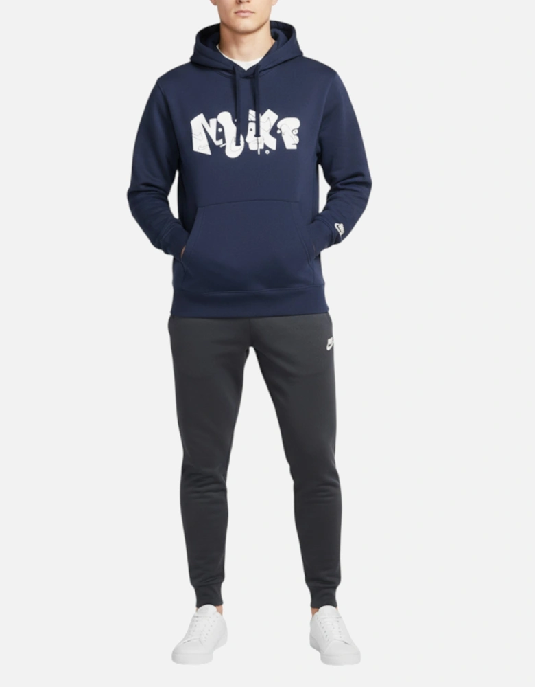 Mens Hoodie Fleece Graphic Pullover Cotton