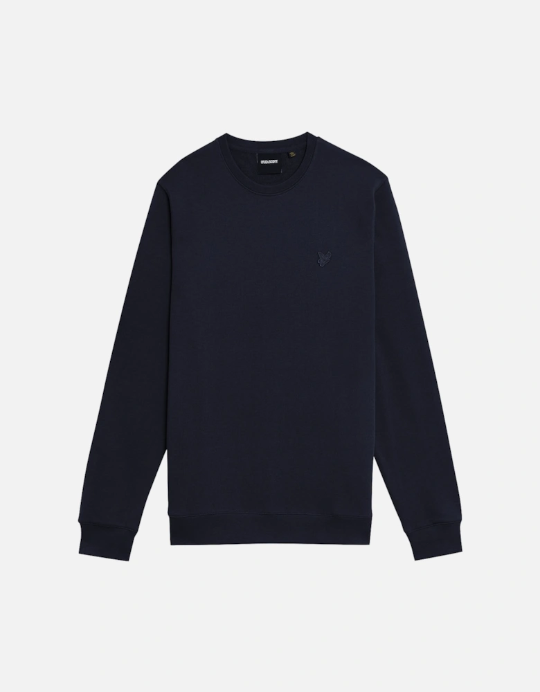 Lyle & Scott Superfine Crew Neck Sweatshirt - Z271 Dark Navy