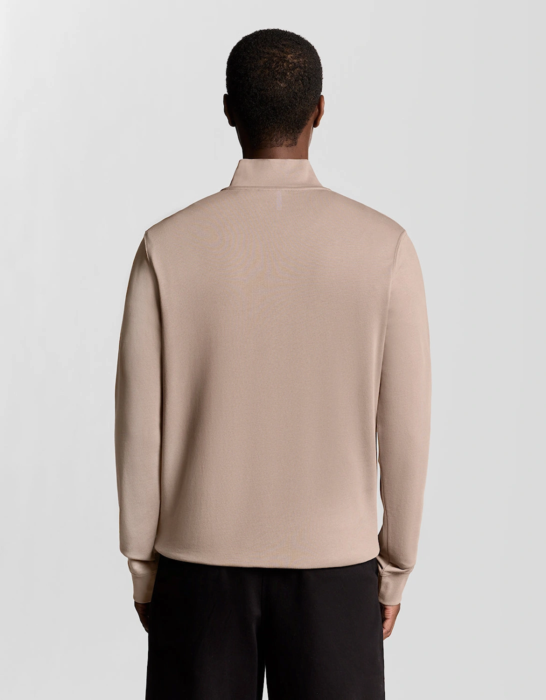 Lyle & Scott Superfine Quarter Zip Sweatshirt - X893 Fife