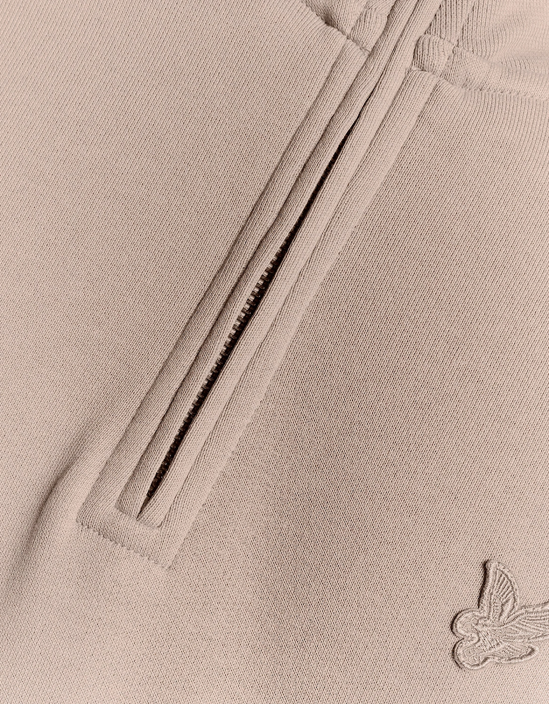 Lyle & Scott Superfine Quarter Zip Sweatshirt - X893 Fife