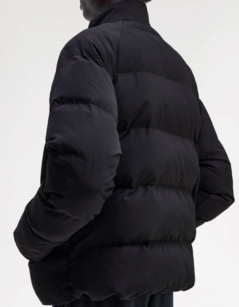 Mens Raglan Sleeve Padded Jacket - Black 102