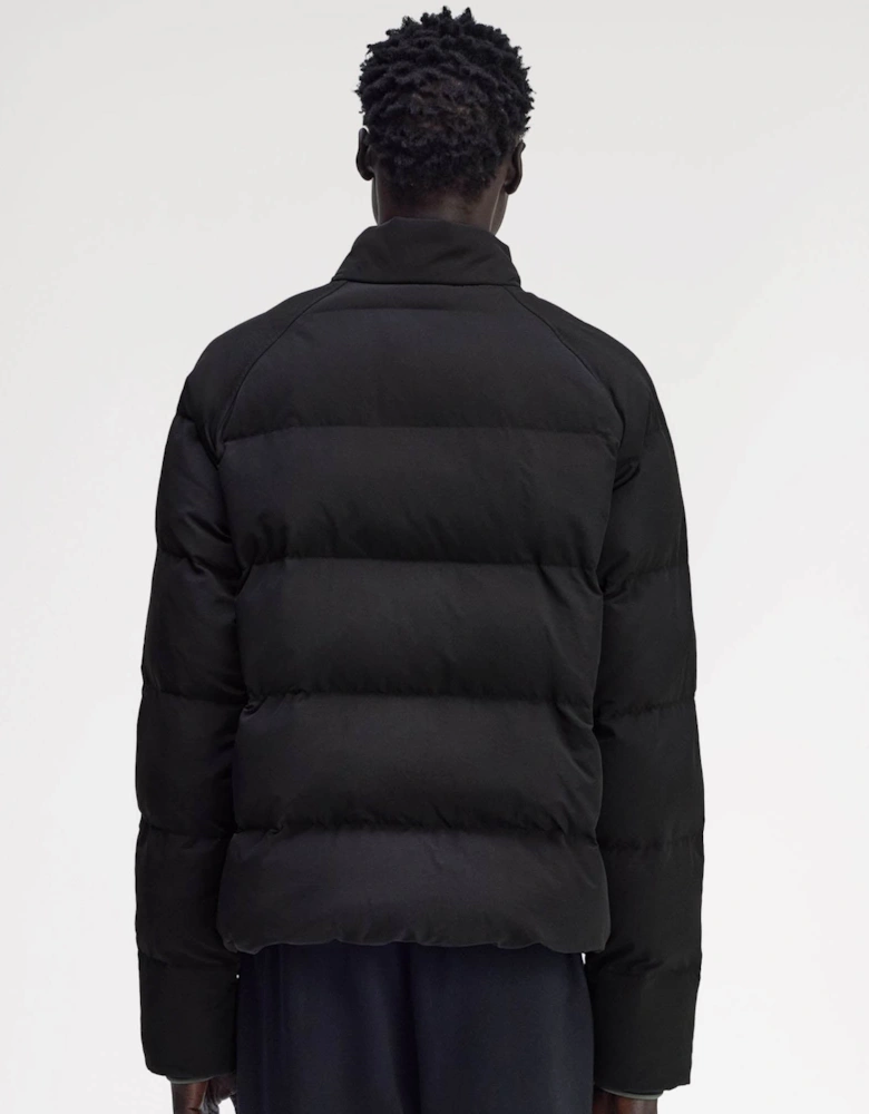 Mens Raglan Sleeve Padded Jacket - Black 102