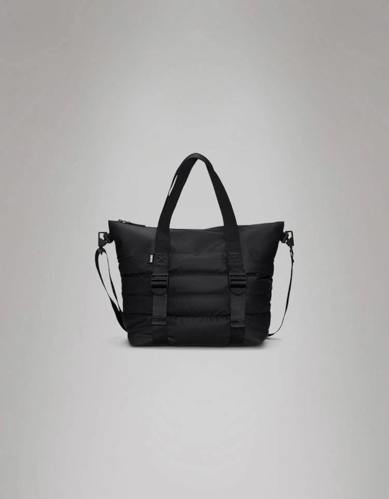 Puffer Mix Tote Bag Mini  - 01 Black