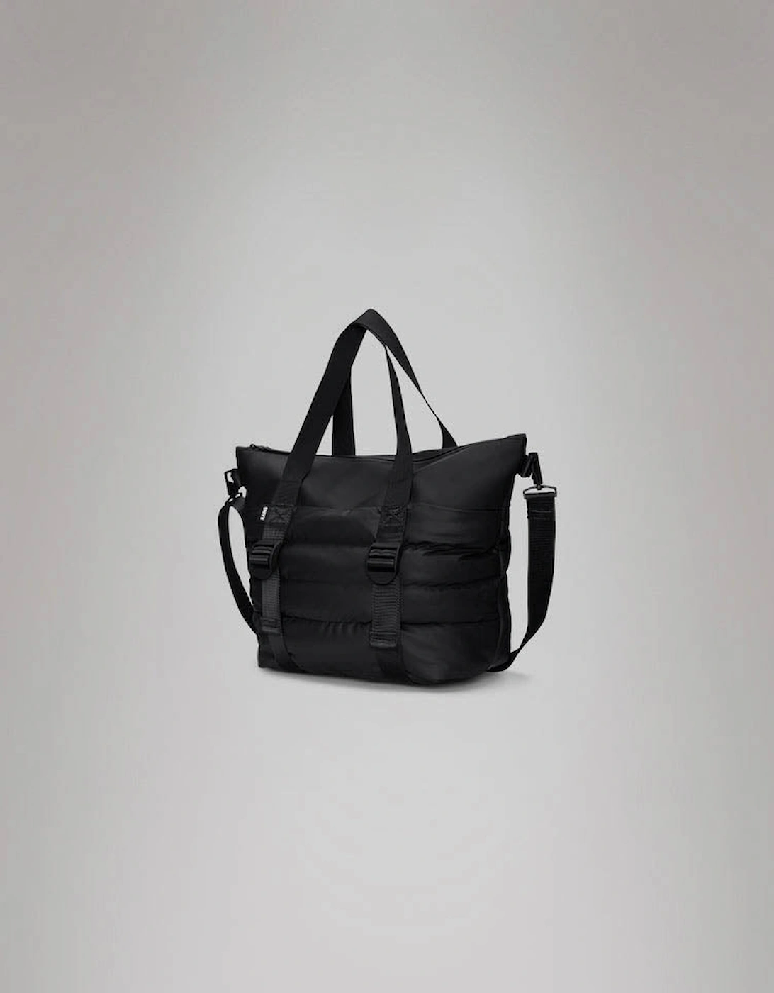 Puffer Mix Tote Bag Mini  - 01 Black