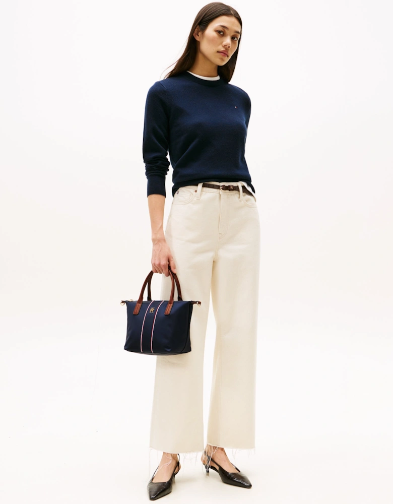Popette Corp Mini Womens Tote Bag - Space Blue Corp