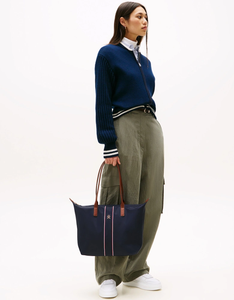Popette Corp Womens Tote Bag - Space Blue Corp