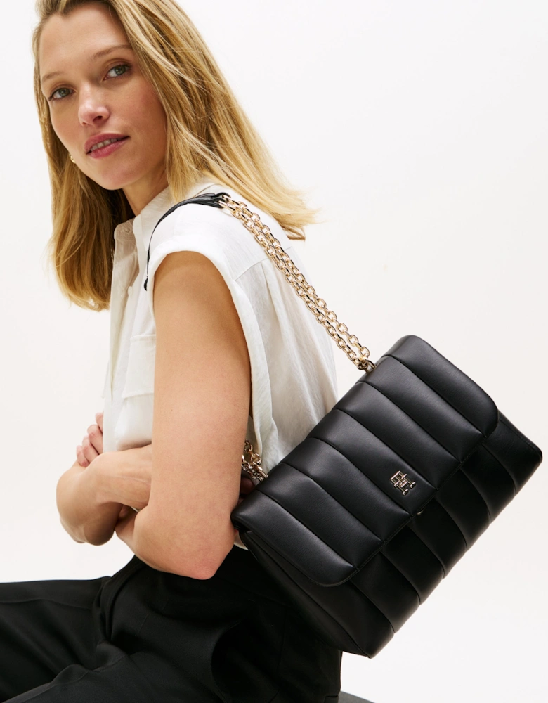 TH Grace Womens Medium Crossover Purse - Black