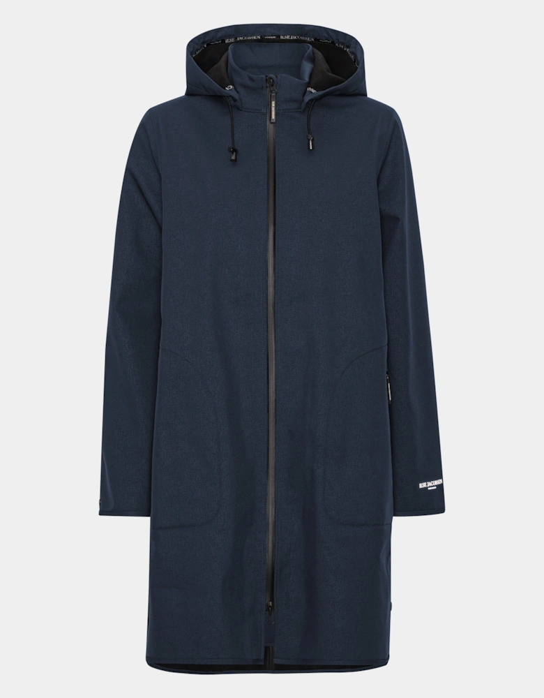 Rain Womens A-Line Softshell Raincoat - Dark Indigo 660