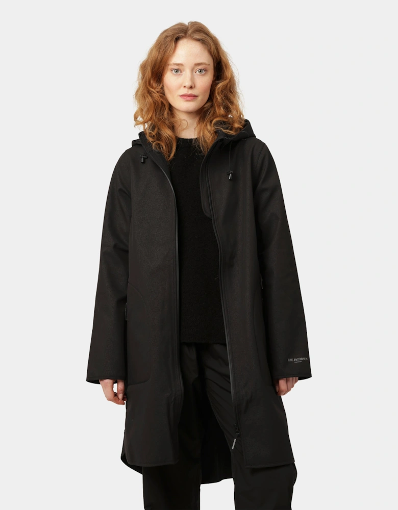 Rain Womens A-Line Softshell Raincoat - Black 001