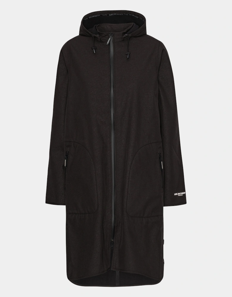 Rain Womens A-Line Softshell Raincoat - Black 001